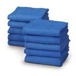 Serviettes Recyclées Bleu Foncé en Coton (Paquet de 10)