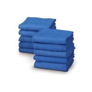 Serviettes Recyclées Bleu Foncé en Coton (Paquet de 10)